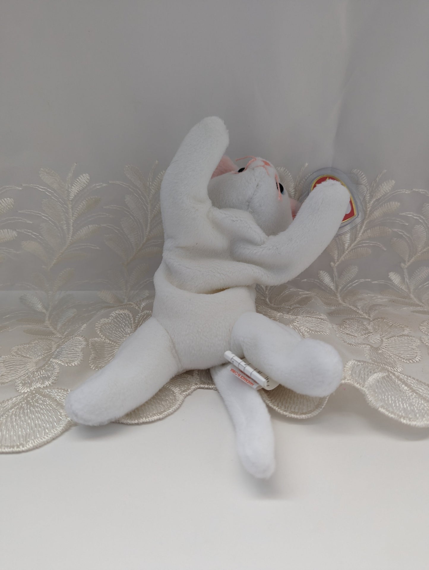 Ty Beanie Baby - Flip The White Cat (7.5in) - Vintage Beanies Canada