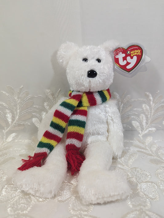 Ty Beanie Baby - Flurry the Bear (8.5in) Learning Express Exclusive - Vintage Beanies Canada