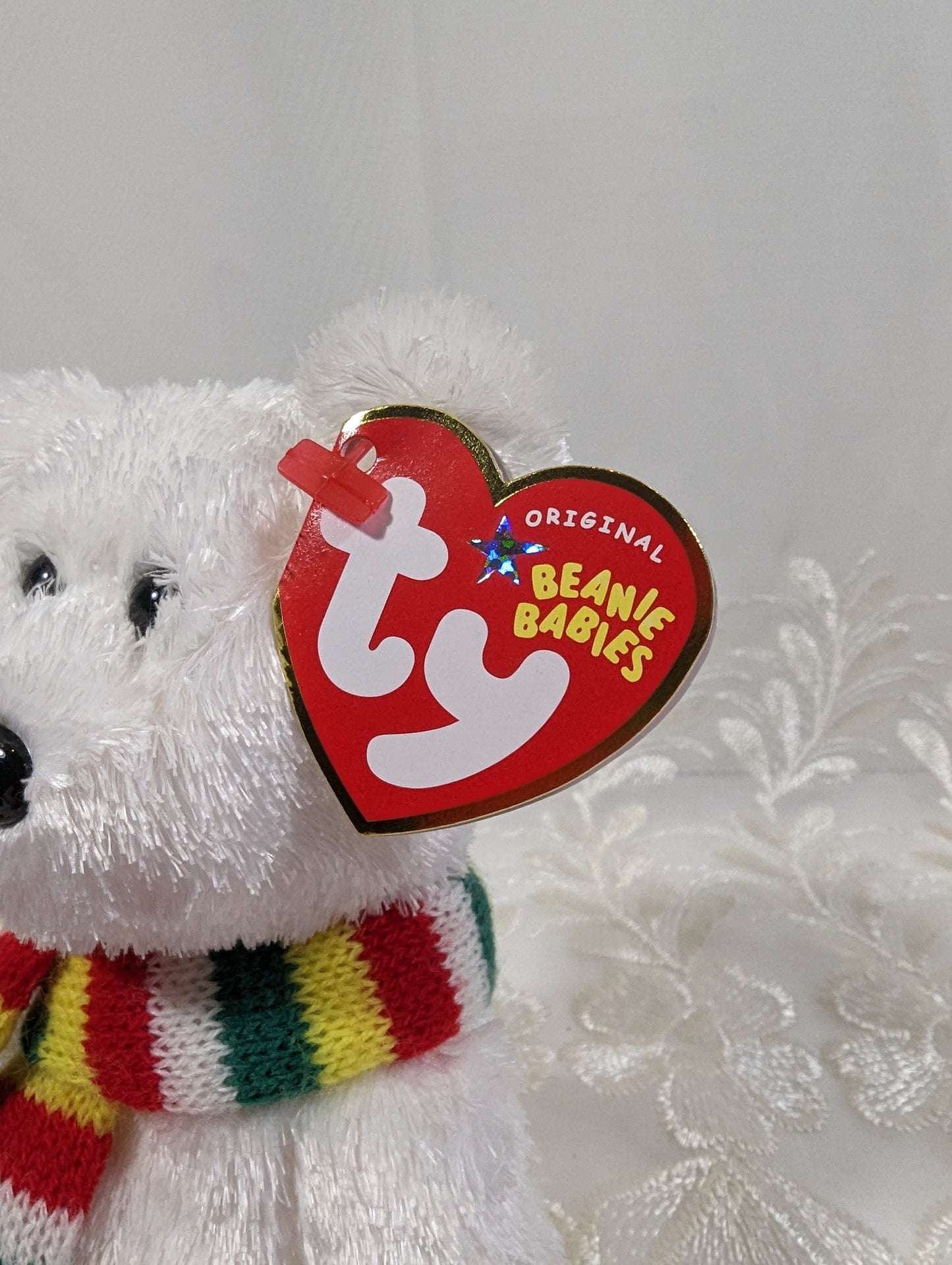 Ty Beanie Baby - Flurry the Bear (8.5in) Learning Express Exclusive - Vintage Beanies Canada