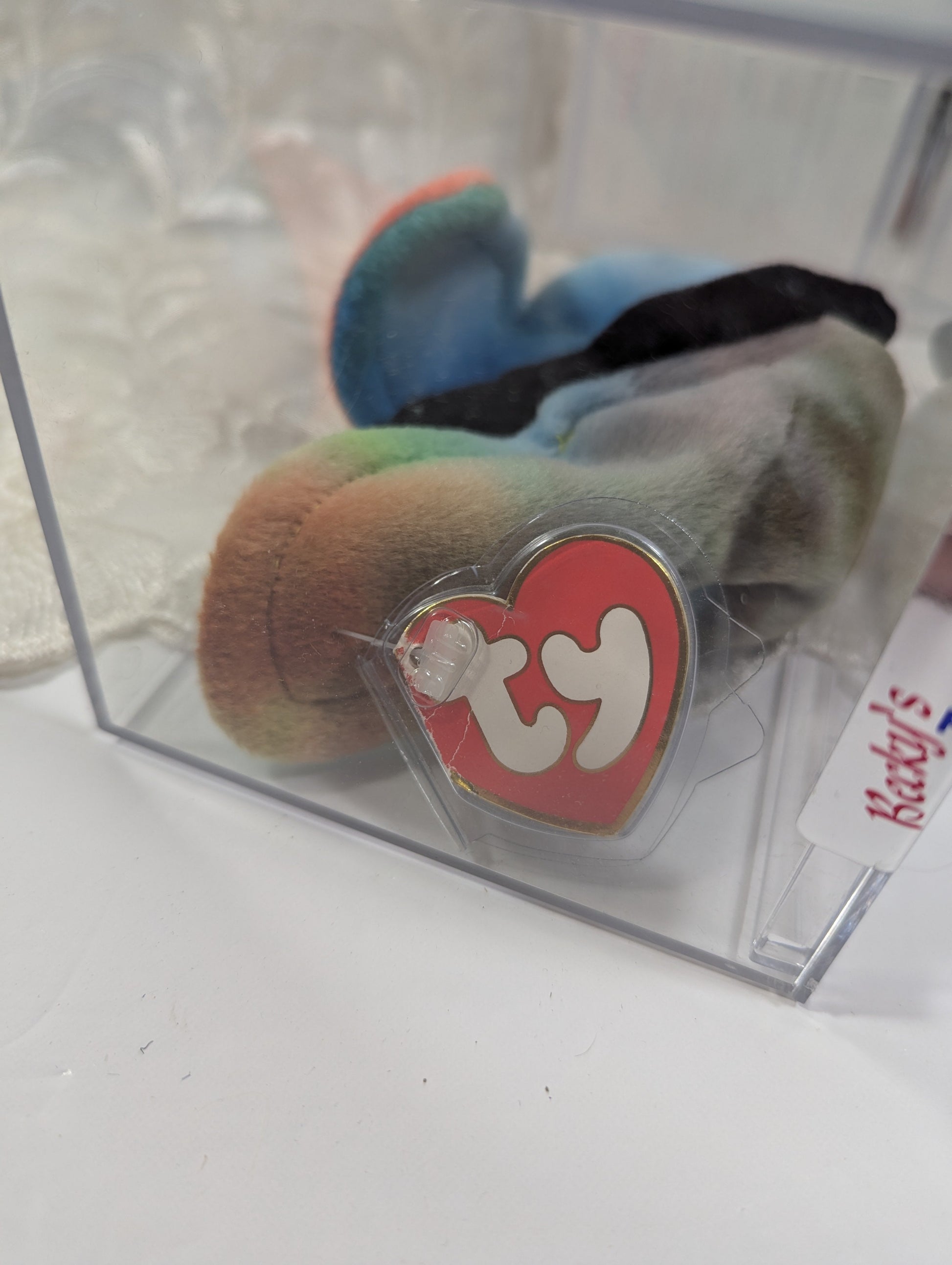 Ty Beanie Baby - Flutter The Butterfly (6in) AUTHENTICATED Third Gen *Rare* Beautiful Colours - Vintage Beanies Canada