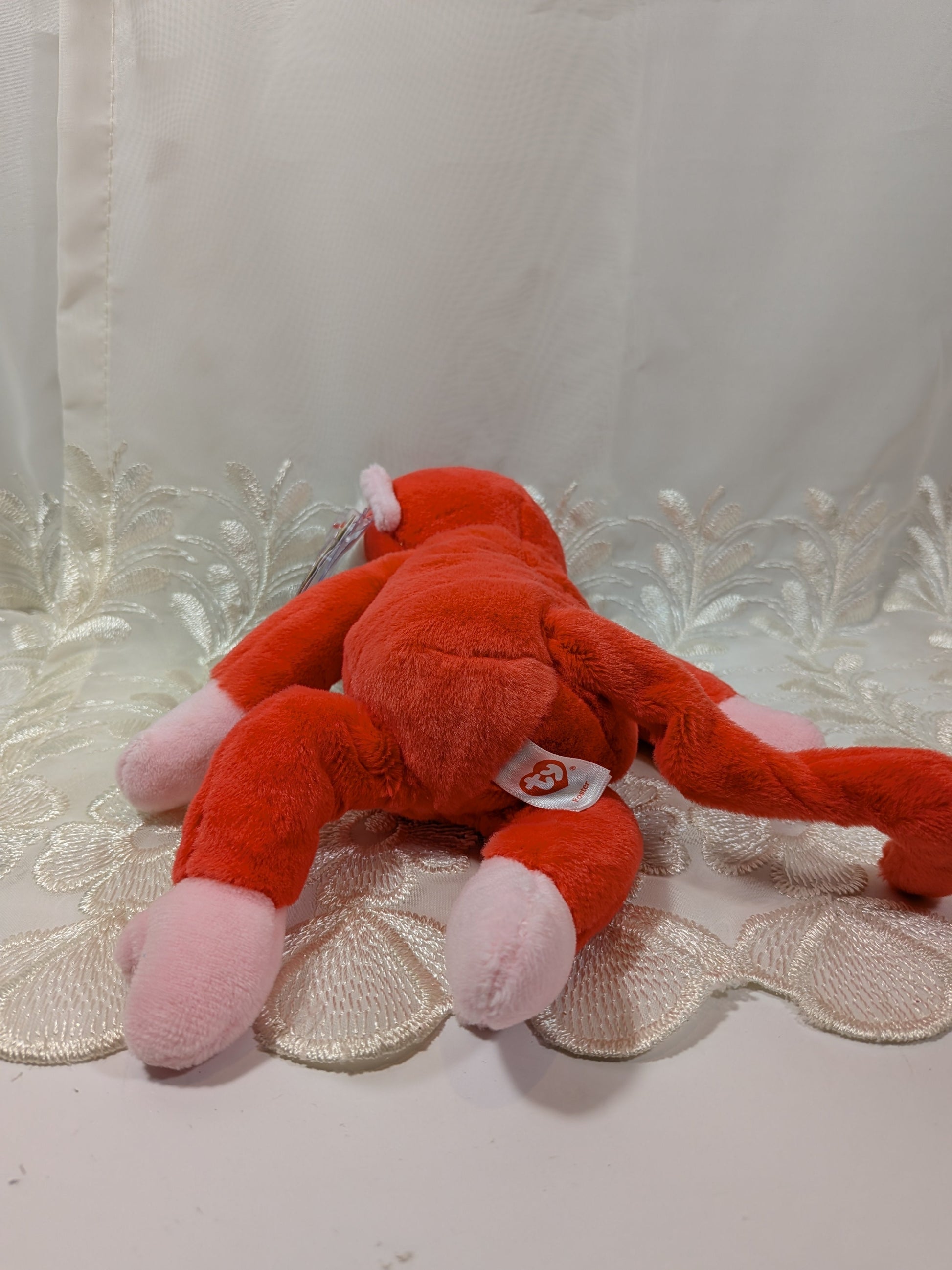 Ty Beanie Baby - Foster The Orange Monkey (8 in) - Vintage Beanies Canada