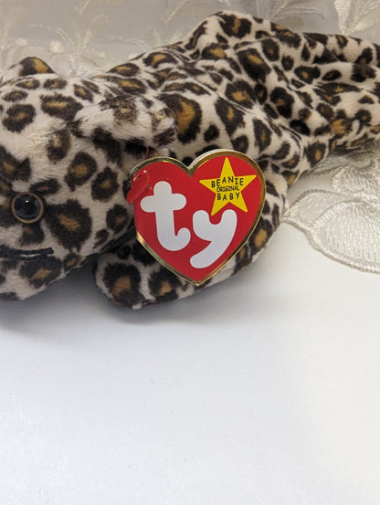 Ty Beanie Baby - Freckles The Leopard (8in) - Vintage Beanies Canada