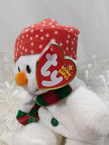 Ty Beanie Baby - Freezie The Snowman (7in) Near Mint - Vintage Beanies Canada