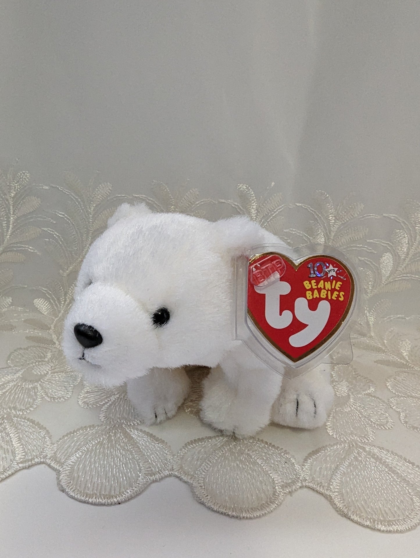 Ty Beanie Baby - Fridge The Polar Bear (7in) - Vintage Beanies Canada