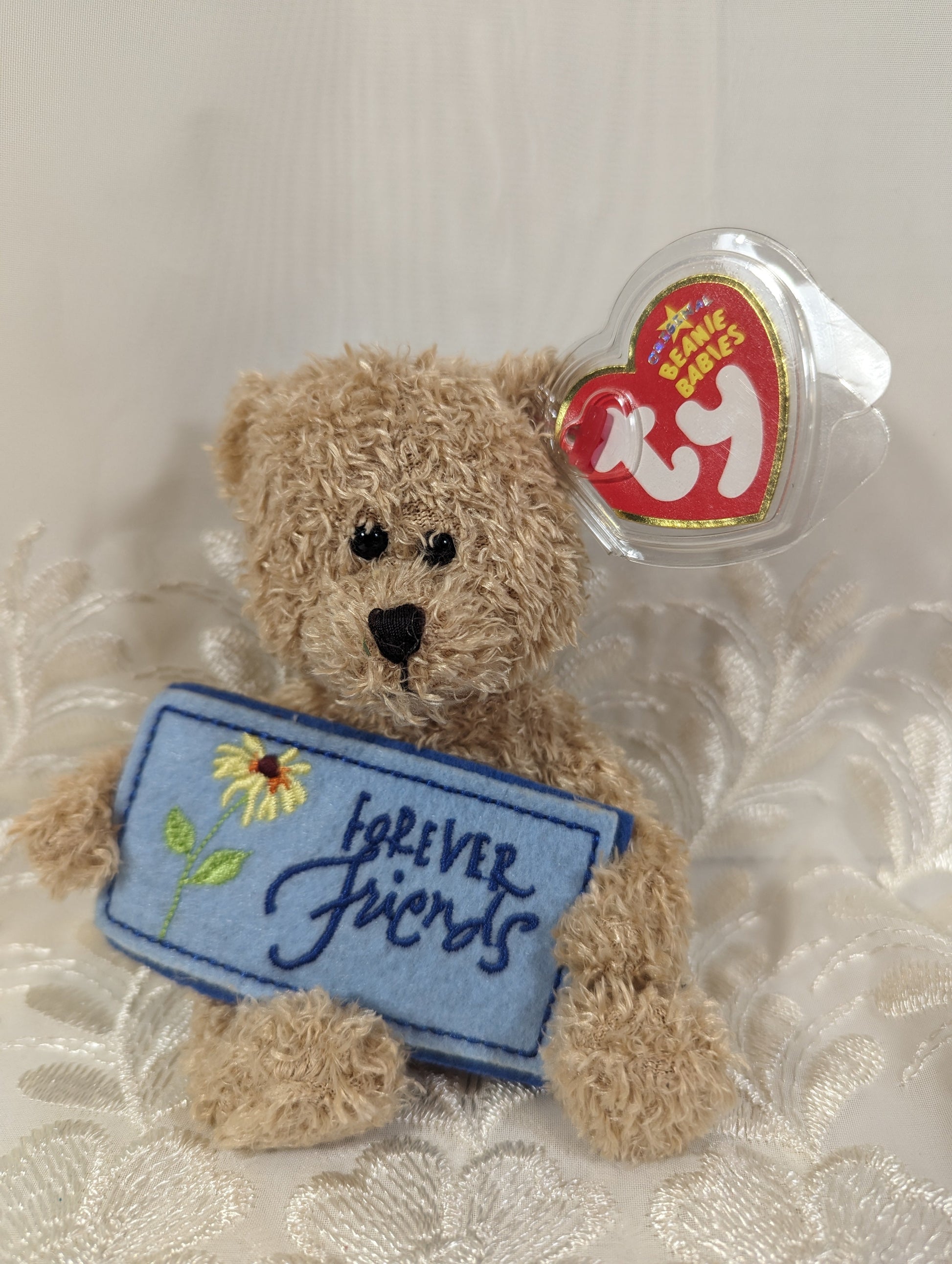 Ty Beanie Baby - Friends Forever The Bear (5in) Greetings Collection - Vintage Beanies Canada