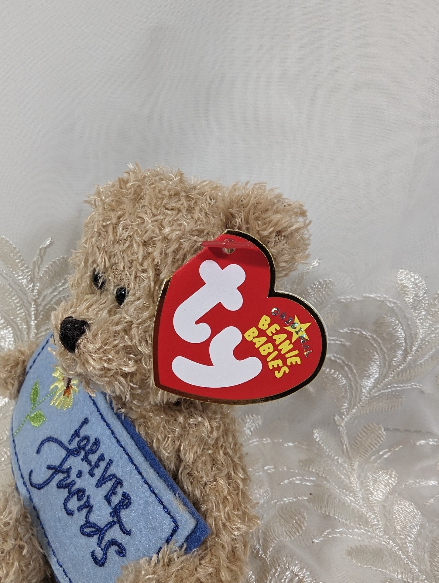 Ty Beanie Baby - Friends Forever The Bear (5in) Greetings Collection - Vintage Beanies Canada