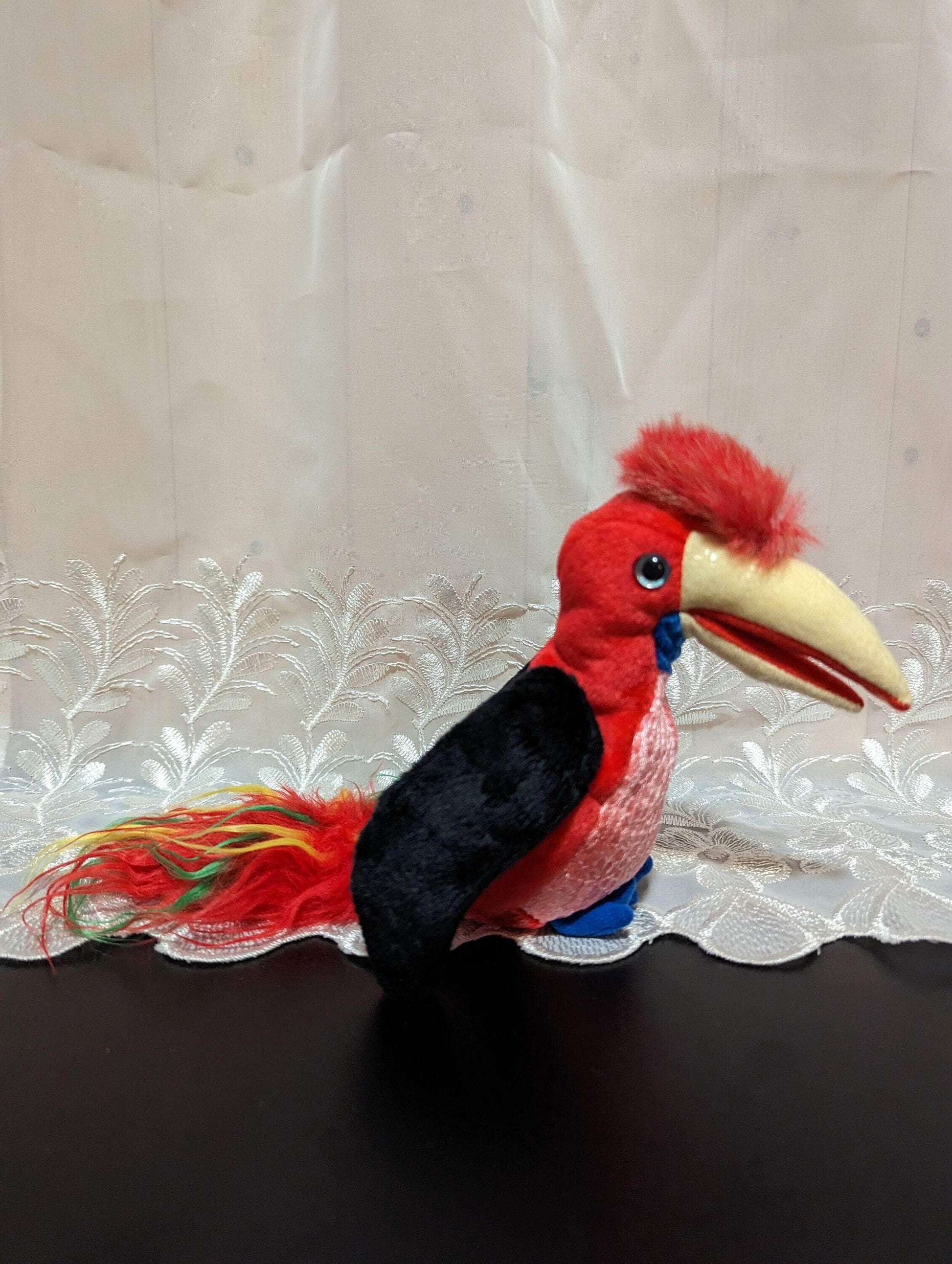 Ty Beanie Baby - Frills The Hornbill Bird (7in) - Vintage Beanies Canada