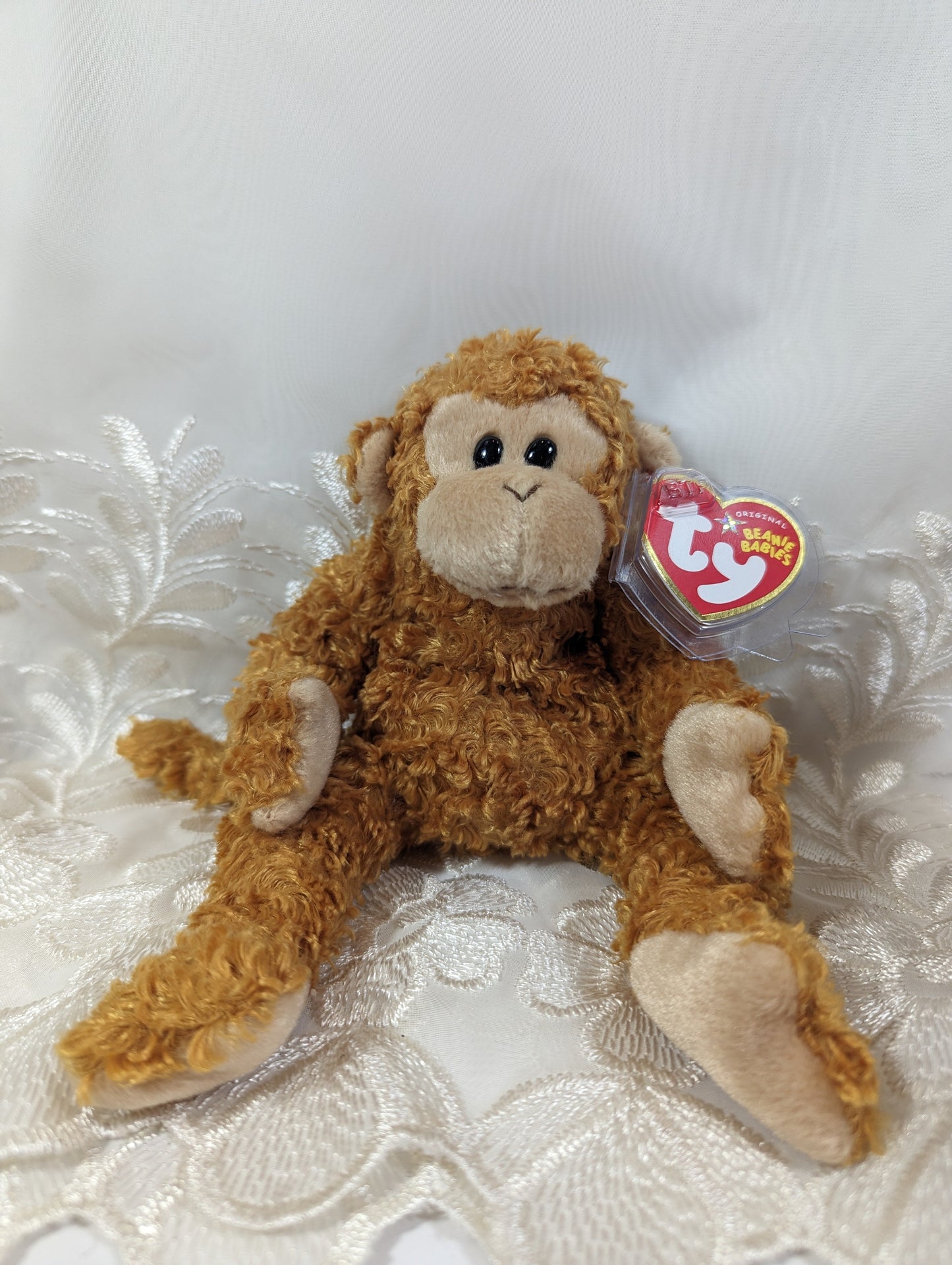 Ty Beanie Baby - Fumbles the Monkey (8 in) - Vintage Beanies Canada