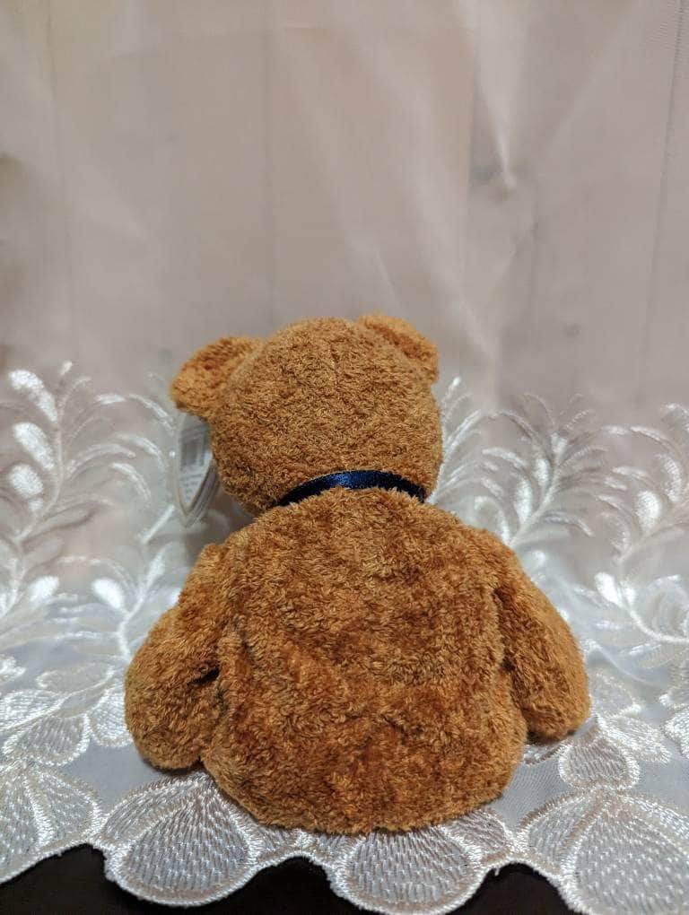 Ty Beanie Baby - Fuzz The Bear With Blue Ribbon (8.5in) - Vintage Beanies Canada