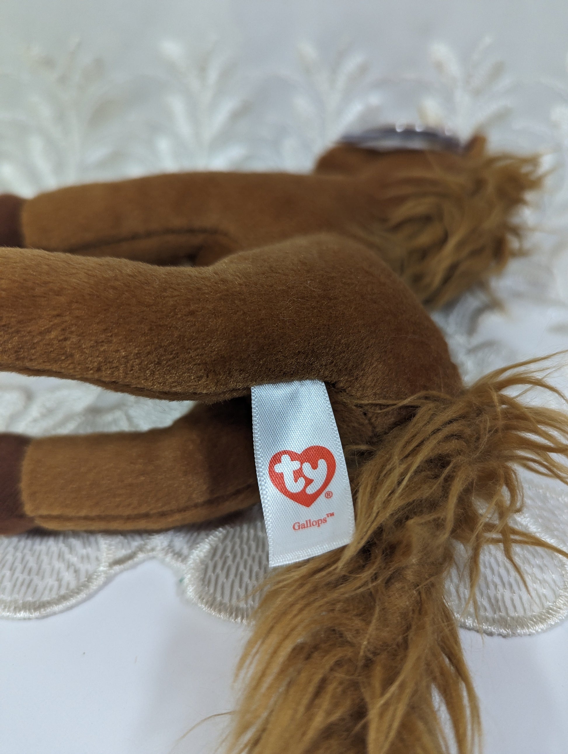 Ty Beanie Baby - Gallops The Brown Horse (7 in) Near Mint Tag - Vintage Beanies Canada