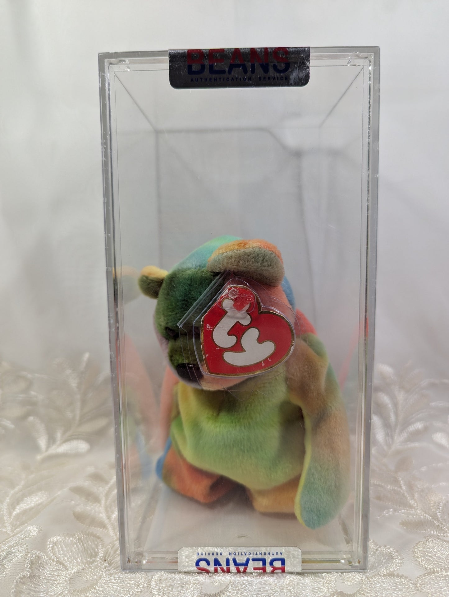 Ty Beanie Baby - Garcia the Bear (8.5in) Authenticated 3rd Gen - Vintage Beanies Canada