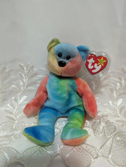 Ty Beanie Baby - Garcia The Colorful Bear (8.5in) - Vintage Beanies Canada