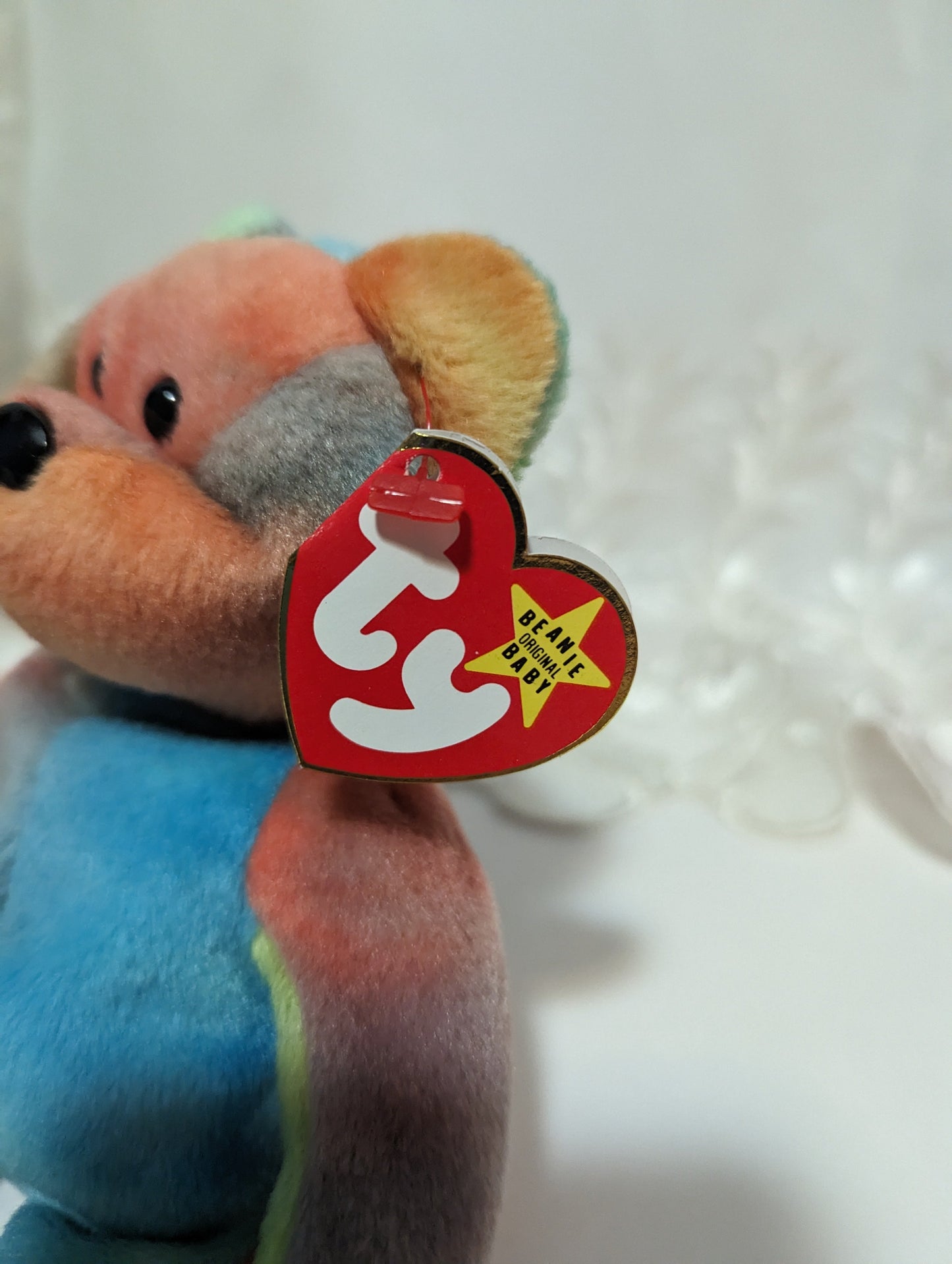 Ty Beanie Baby - Garcia The Multicolored Bear (8.5in) - Vintage Beanies Canada