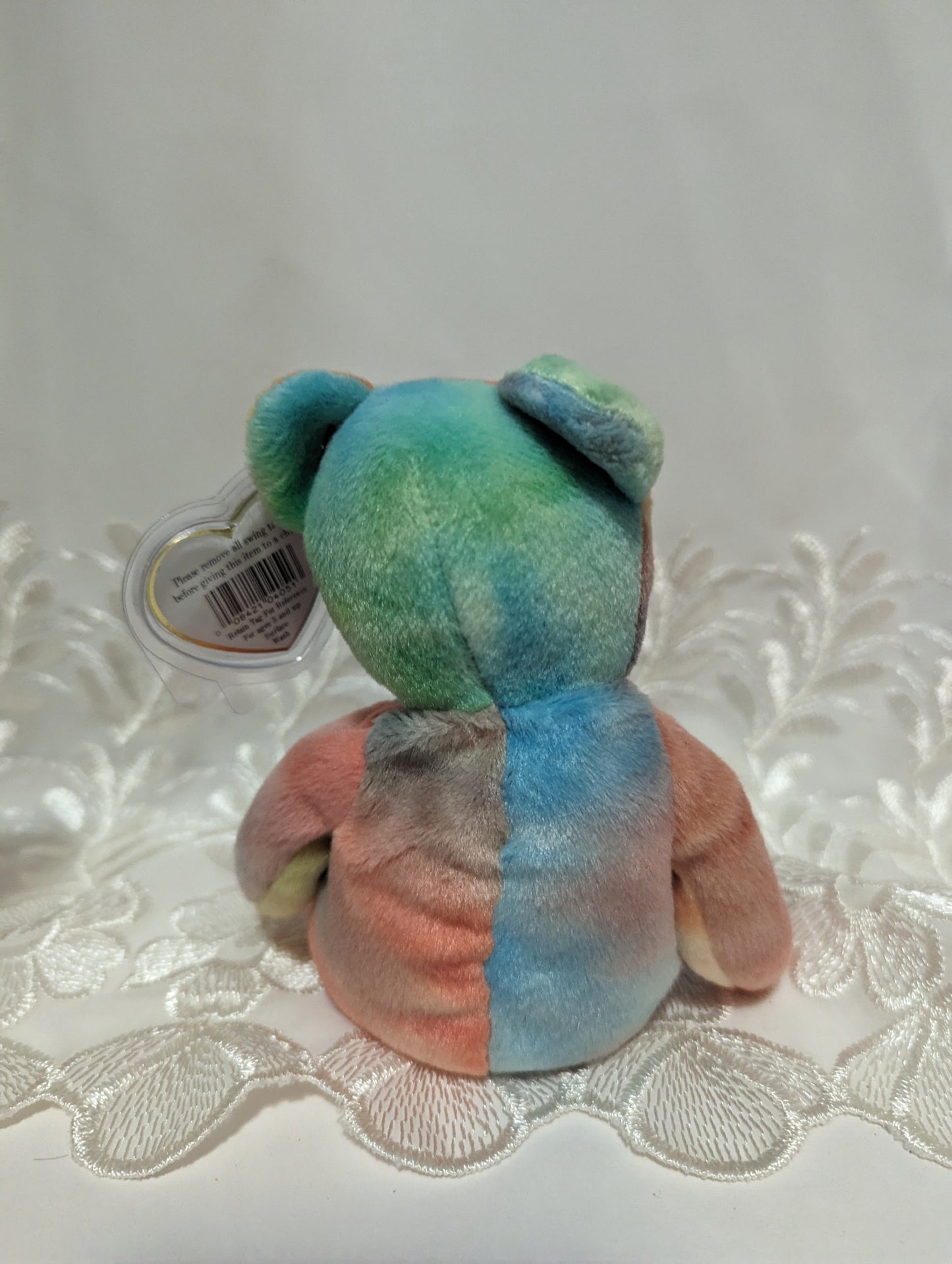 Ty Beanie Baby - Garcia The Multicolored Bear (8.5in) - Vintage Beanies Canada