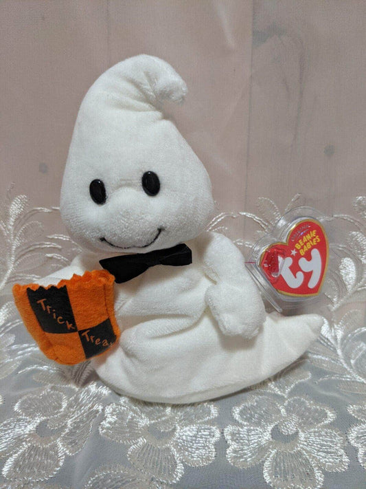 Ty Beanie Baby - Ghostio The Halloween Ghost (7in) - Vintage Beanies Canada