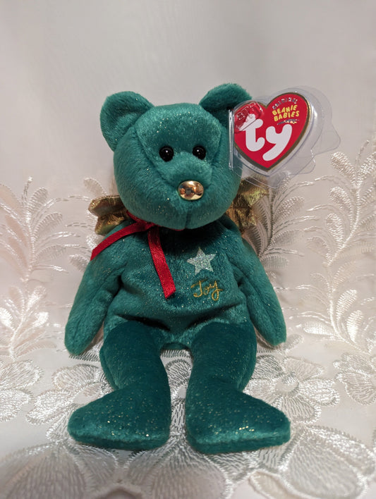Ty Beanie Baby - Gift The Green Angel Bear (8.5 in) Joy Version - Vintage Beanies Canada