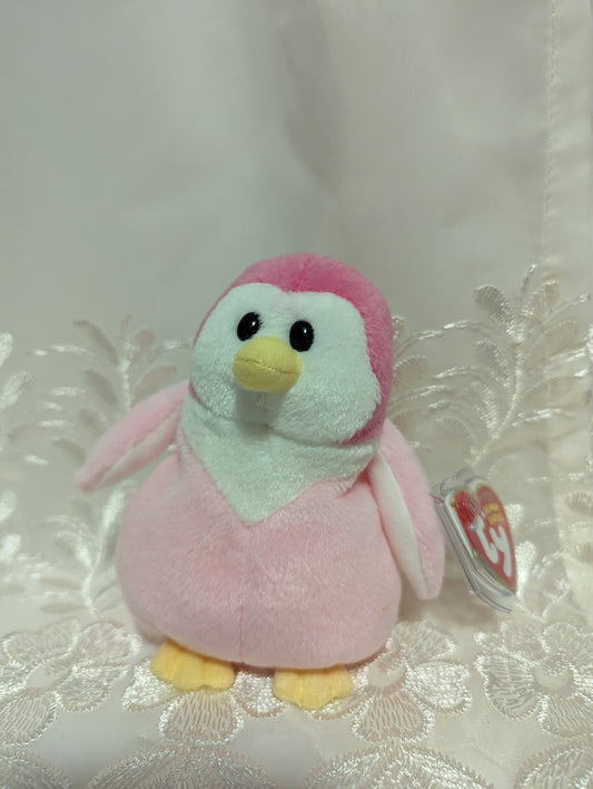 Ty Beanie Baby - Glacier The Pink Penguin (5in) - Vintage Beanies Canada