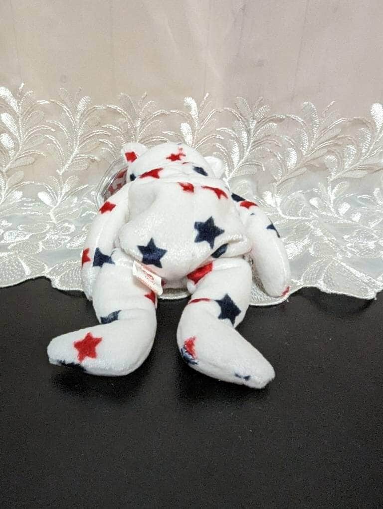 Ty Beanie Baby - Glory the American Bear (8.5in) - Vintage Beanies Canada