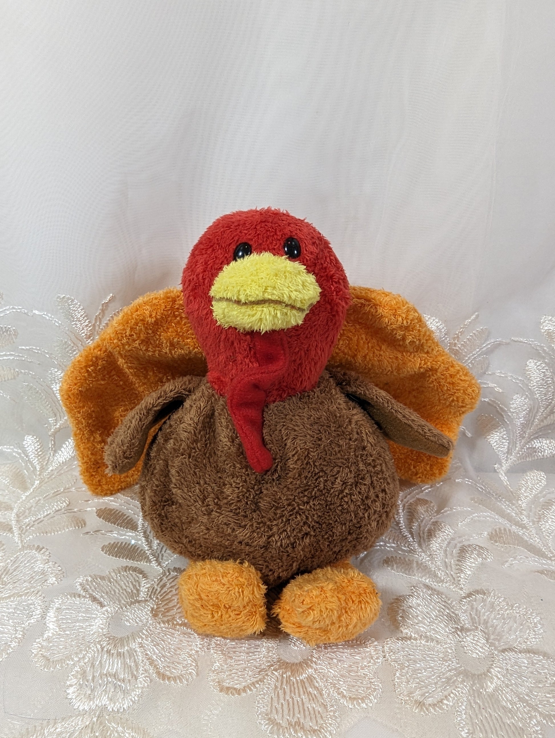 Ty Beanie Baby - Gobbled The Turkey (6 in) No Hang Tag - Vintage Beanies Canada