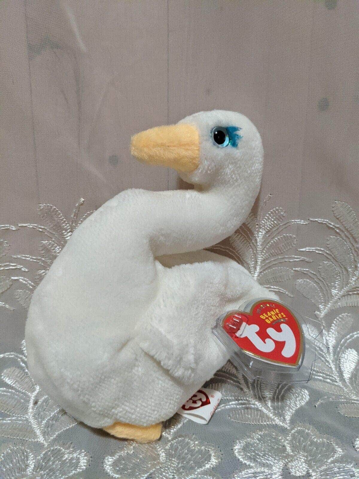 Ty Beanie Baby - Goddess The Swan (6in) - Vintage Beanies Canada