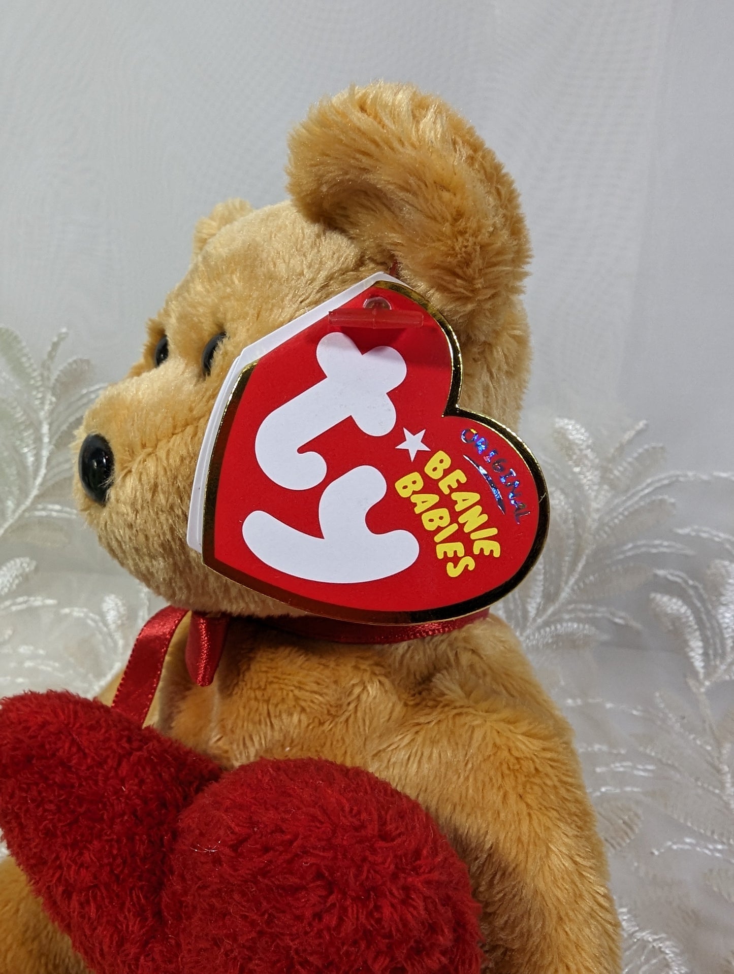 Ty Beanie Baby - Goodheart The Bear Holding A Heart (8.5in) - Vintage Beanies Canada