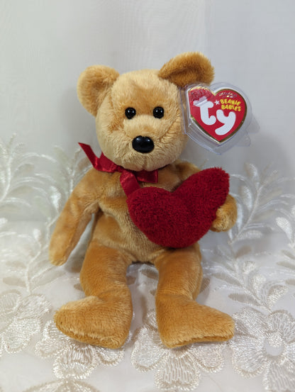 Ty Beanie Baby - Goodheart The Bear Holding A Heart (8.5in) - Vintage Beanies Canada