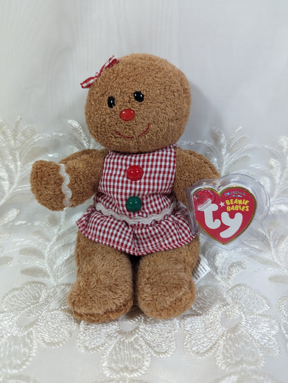 Ty Beanie Baby - Gretel The Gingerbread Girl (7.5 in) *Rare* - Vintage Beanies Canada