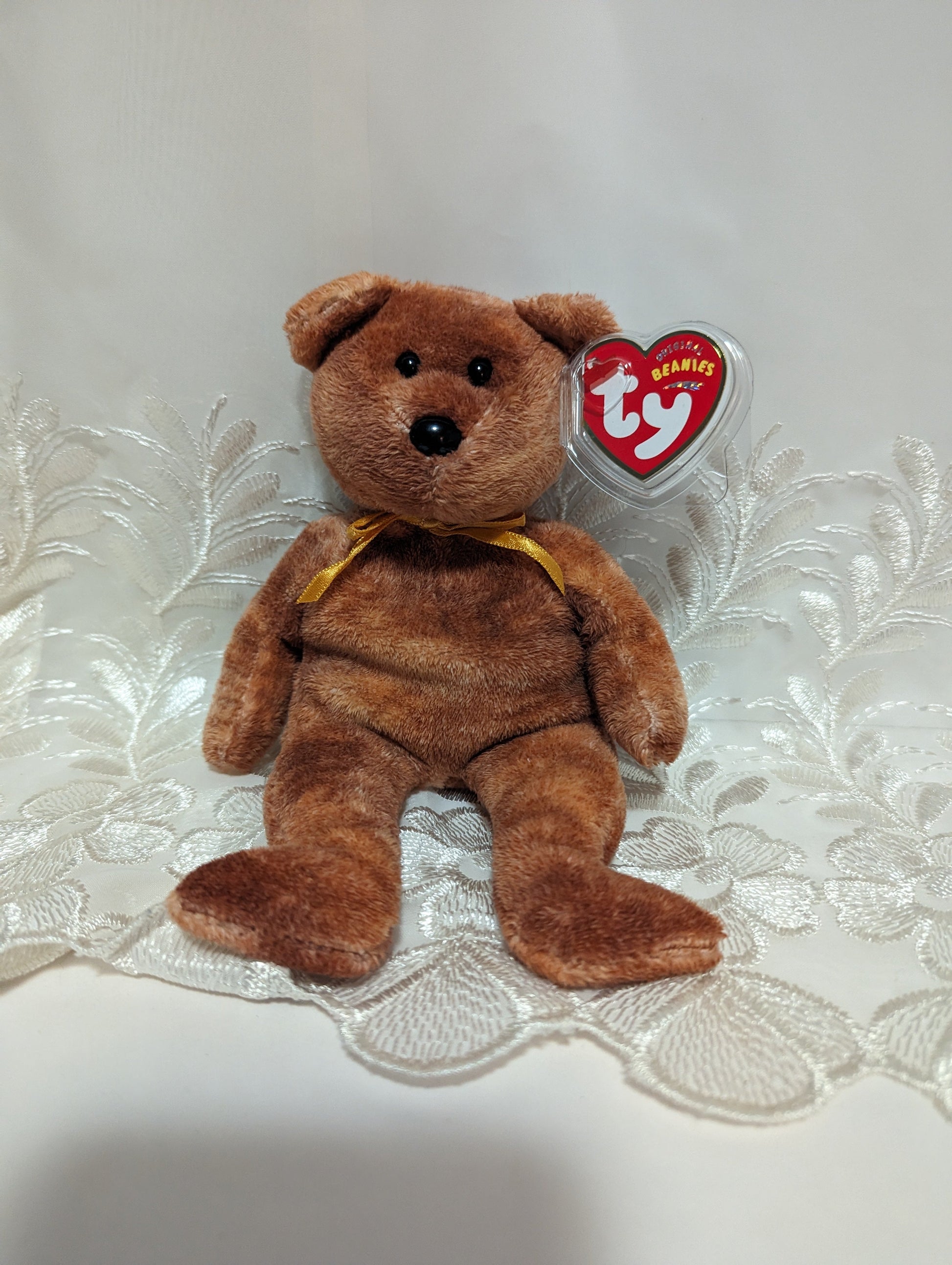 Ty Beanie Baby - Grizzwald the bear (8.5in) - Vintage Beanies Canada