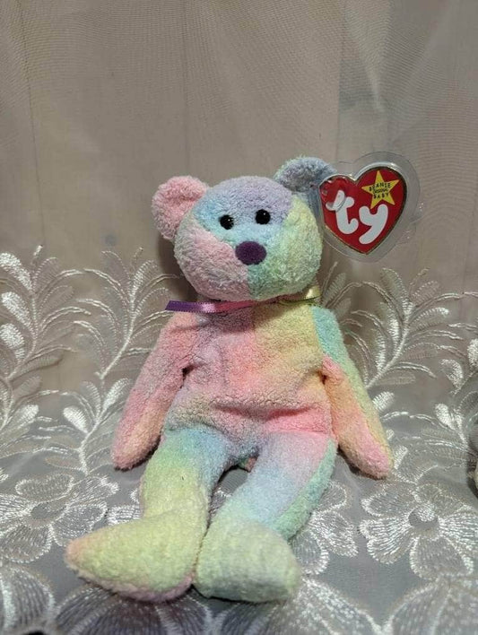 Ty Beanie Baby - Groovy The Multi-colored Bear (8.5 in) - Vintage Beanies Canada