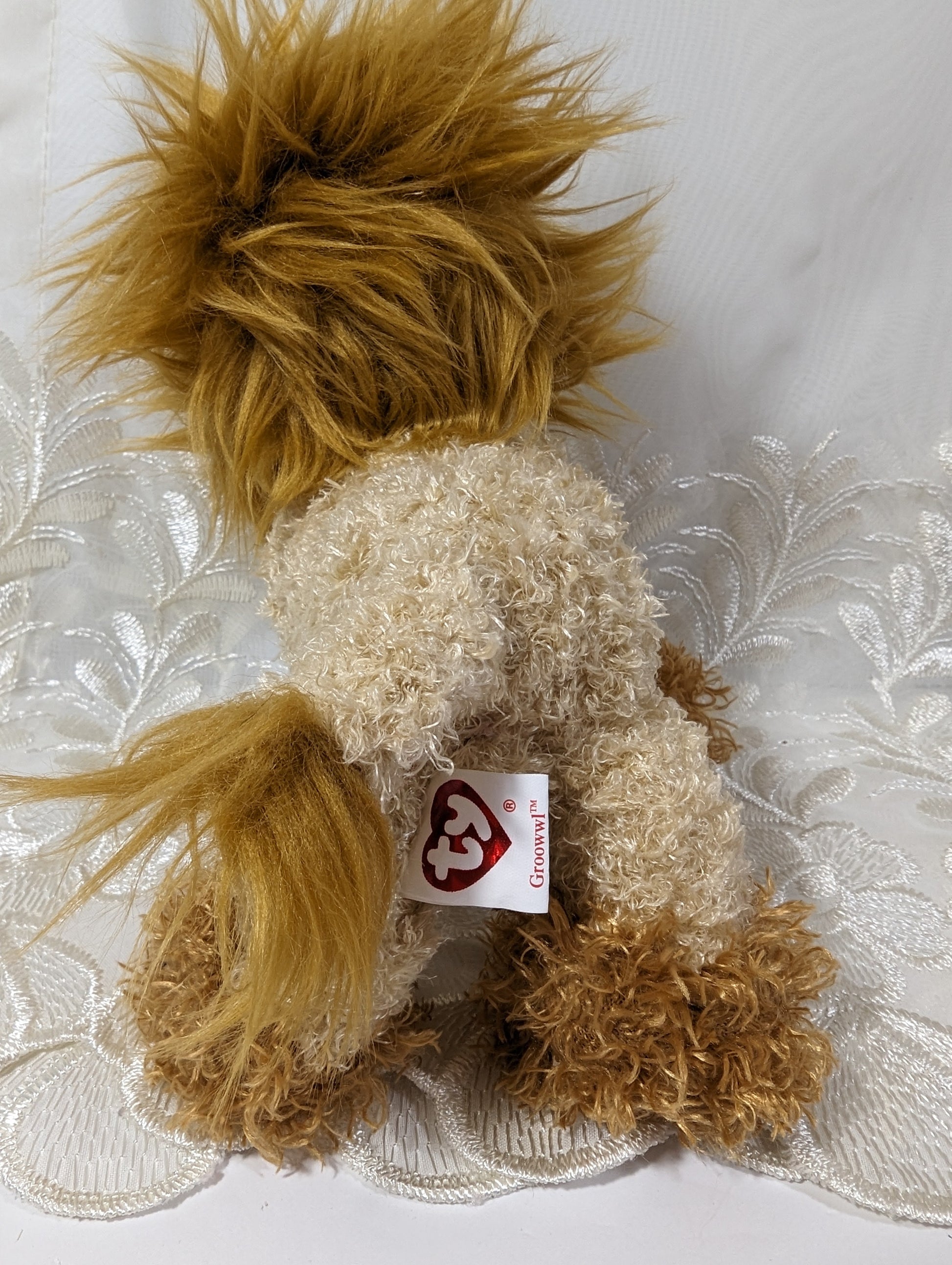 Ty Beanie Baby - Groowwl The Lion (7in) - Vintage Beanies Canada