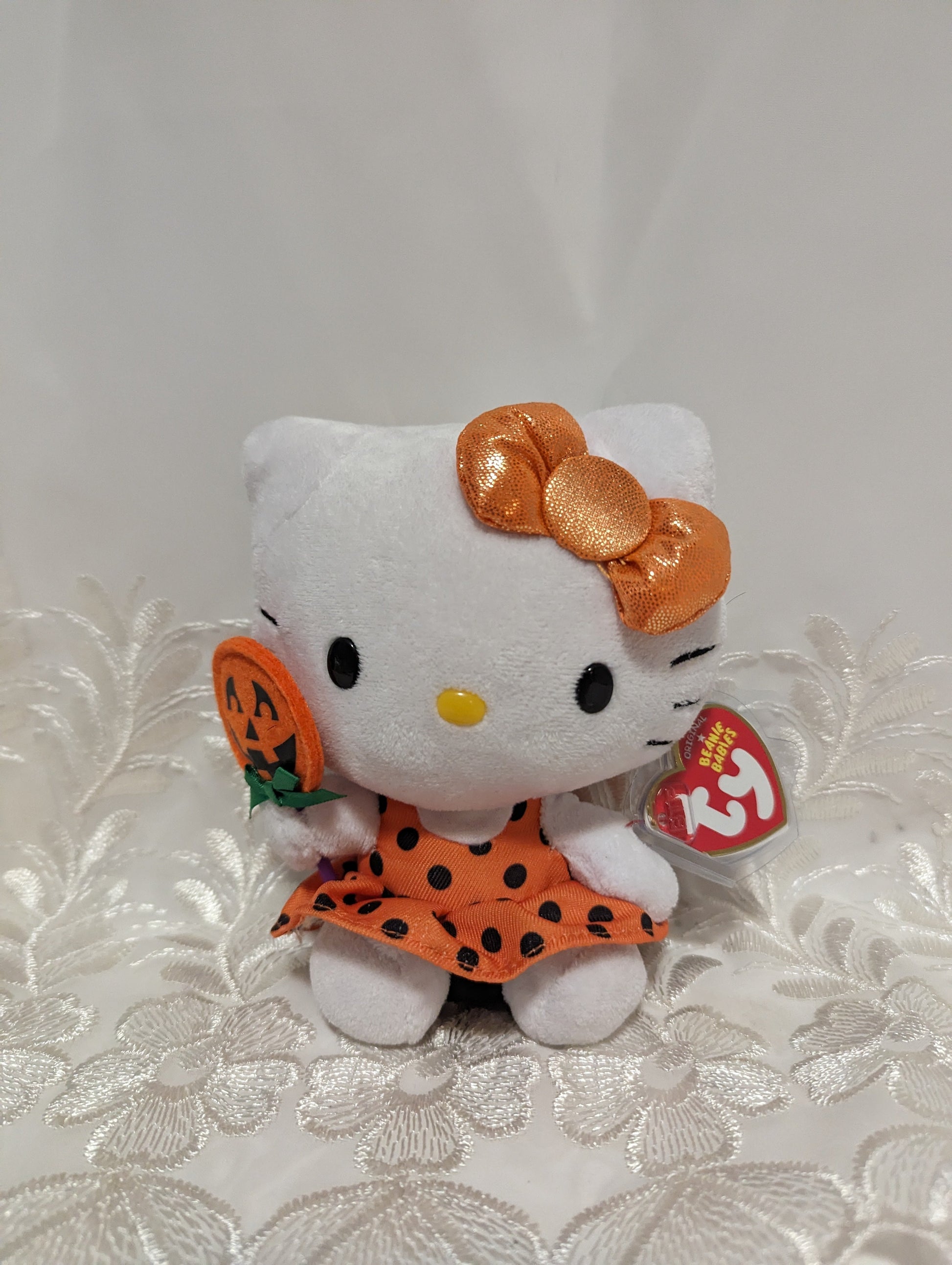 Ty Beanie Baby - Halloween Hello Kitty (6in) - Vintage Beanies Canada