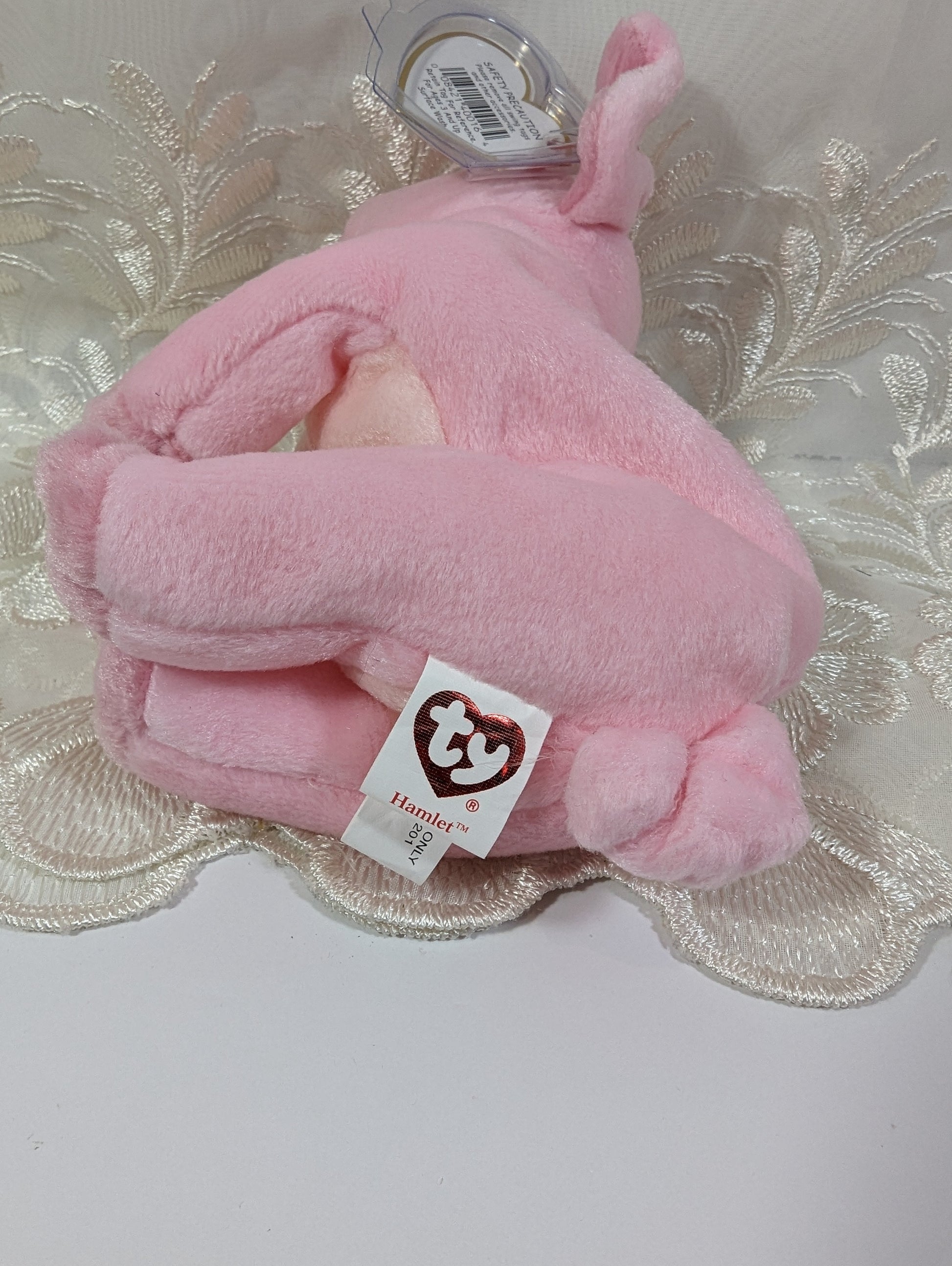 Ty Beanie Baby - Hamlet the Pig (7 in) - Vintage Beanies Canada