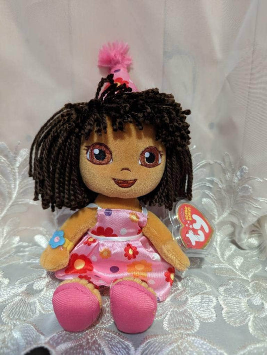 Ty Beanie Baby - Happy Birthday Dora From Dora The Explorer (10in) - Vintage Beanies Canada