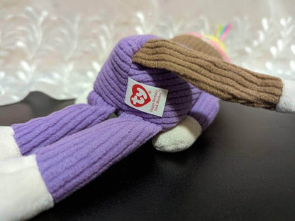 Ty Beanie Baby - Happy Birthday Sock Monkey (11in) - Vintage Beanies Canada