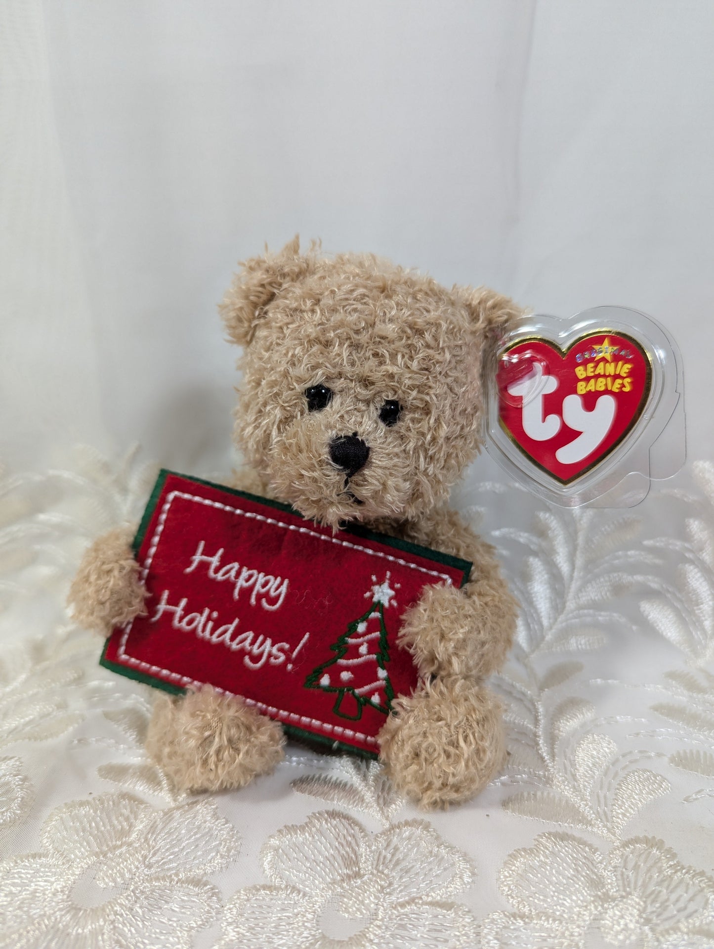 Ty Beanie Baby - Happy Holidays The Christmas Bear (5in) Greetings Collection - Vintage Beanies Canada