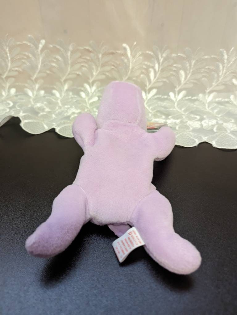 Ty Beanie Baby - Happy The Purple Hippo (8in) - Vintage Beanies Canada