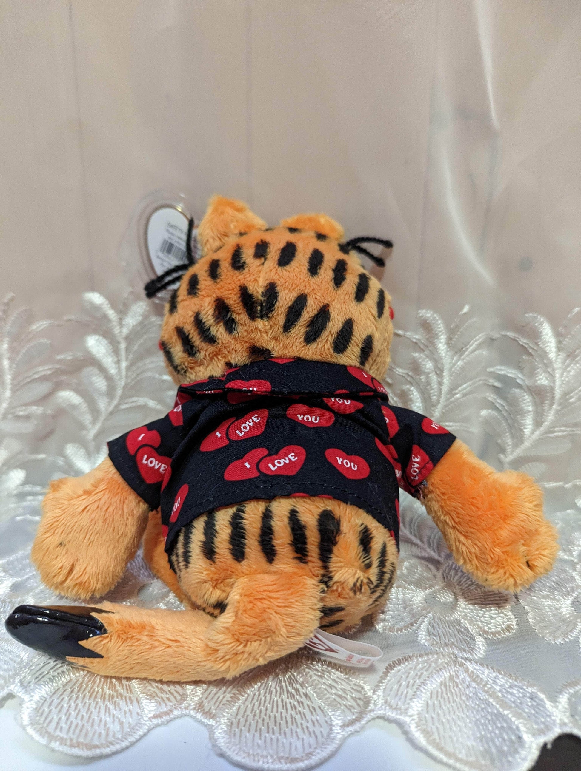 Ty Beanie Baby - Happy Valentine's Day Garfield The Cat (9in) - Vintage Beanies Canada