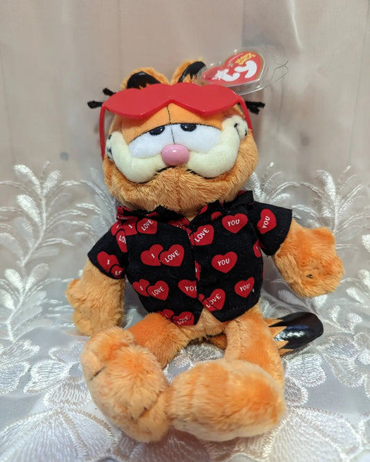 Ty Beanie Baby - Happy Valentine's Day Garfield The Cat (9in) - Vintage Beanies Canada