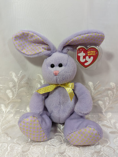 Ty Beanie Baby - Heather the purple Bunny Rabbit (8in) - Vintage Beanies Canada
