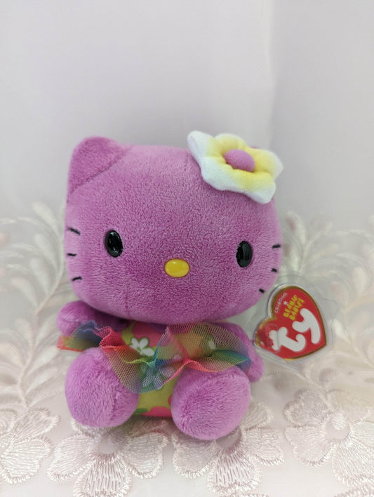 Ty Beanie Baby - Hello Kitty In Flower Swimsuit Purple Version (6in) - Vintage Beanies Canada