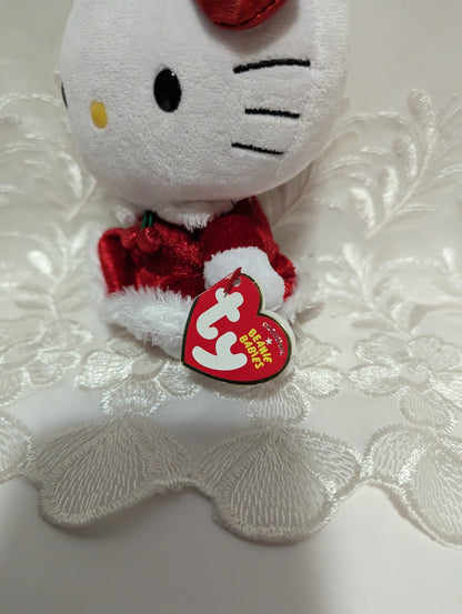 Ty Beanie Baby - Hello Kitty In Red Christmas Dress (5.5in) - Vintage Beanies Canada