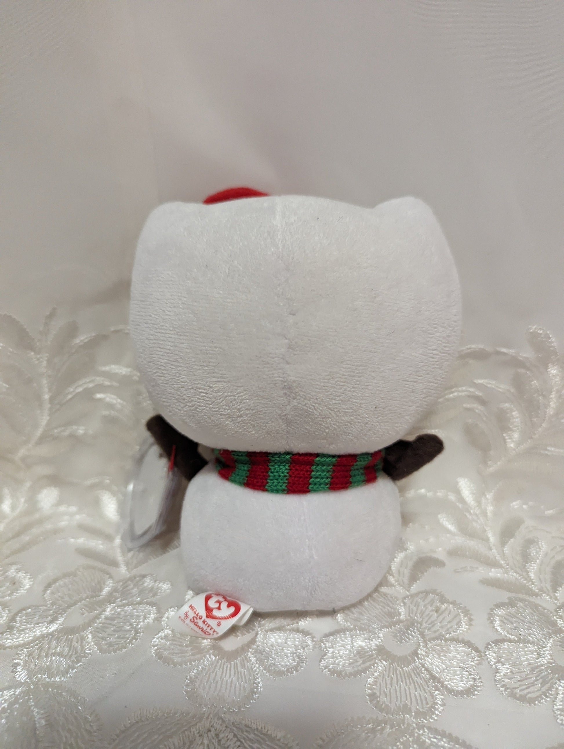 Ty Beanie Baby - Hello Kitty The Snowman (5.5 in) Creased Tag - Vintage Beanies Canada