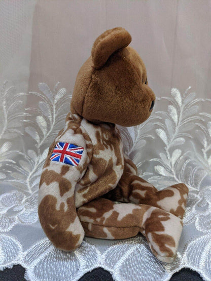 Ty Beanie Baby - HERO The Military Bear UK Exclusive (8.5in) - Vintage Beanies Canada