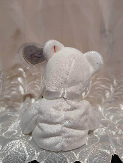 Ty Beanie Baby - His The White Wedding Groom Bear (8.5in) - Vintage Beanies Canada