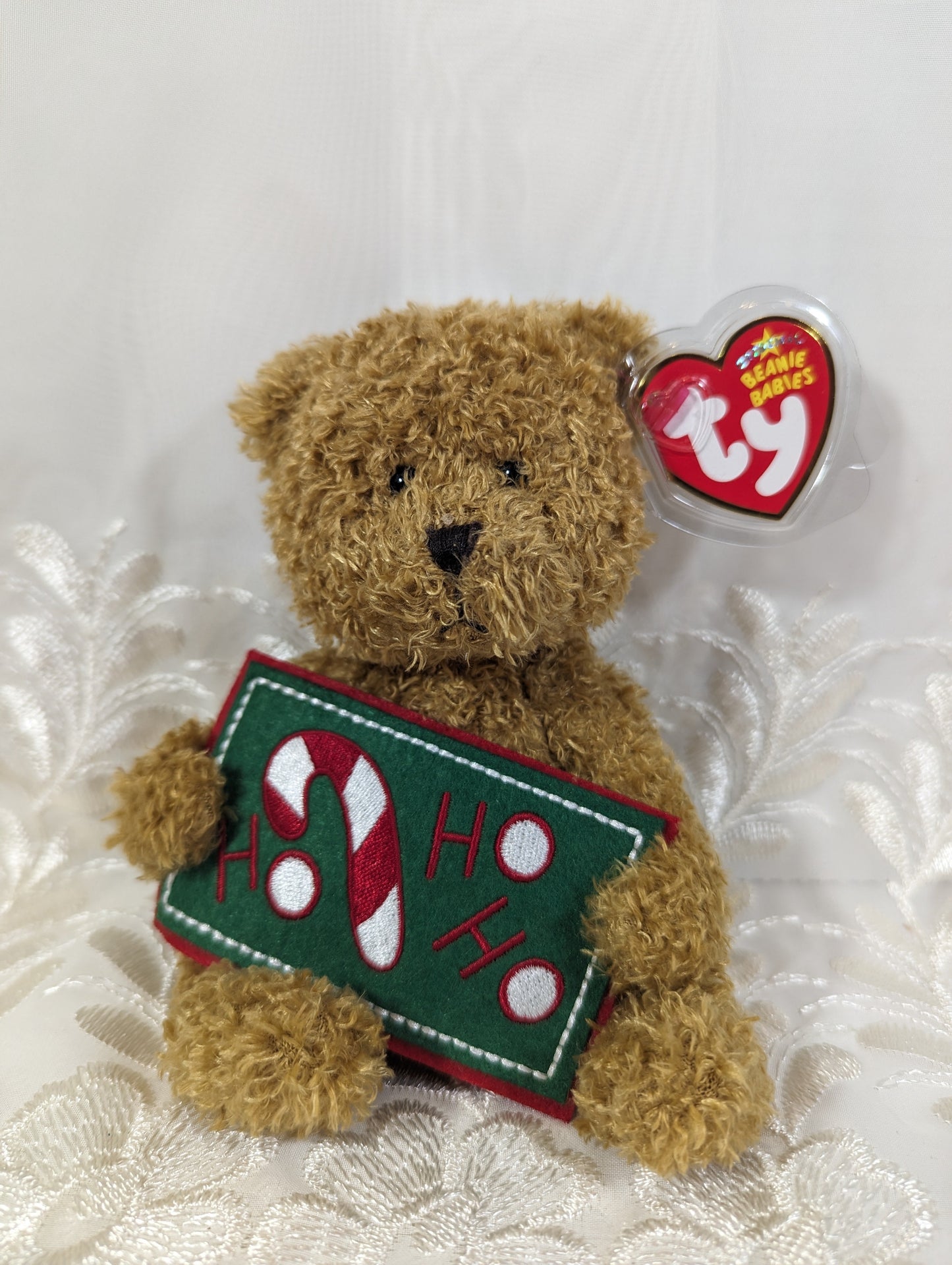 Ty Beanie Baby - Ho Ho Ho The Bear (5in) Greetings Collection - Vintage Beanies Canada