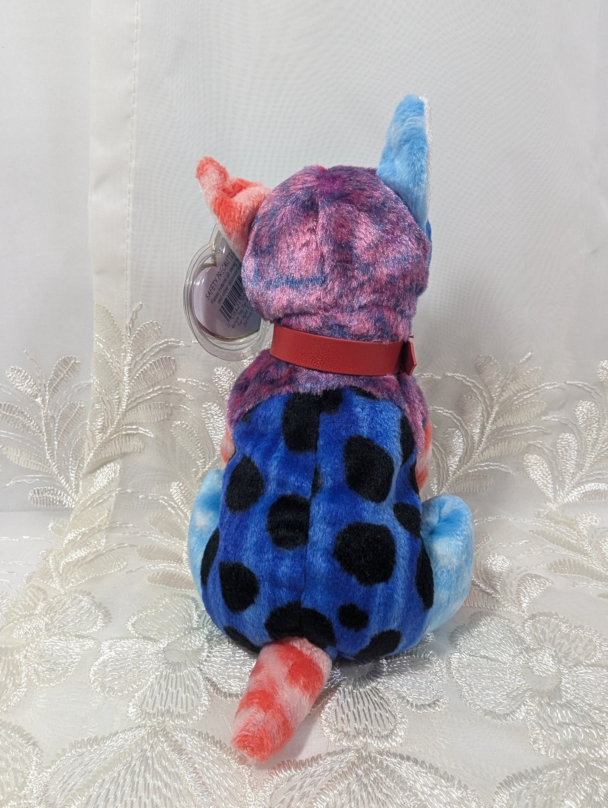 TY Beanie Baby - Hodge Podge The Dog - Blue Paw version (6in) - Vintage Beanies Canada