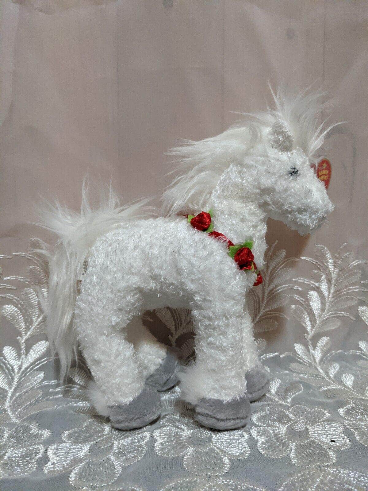 Ty Beanie Baby - Hollyhorse The Christmas Horse (8in) - Vintage Beanies Canada