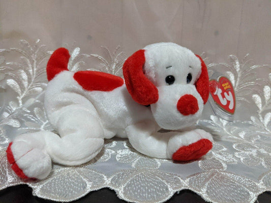 TY Beanie Baby - Honey Bun The Valentine's Day Dog (7in) - Vintage Beanies Canada
