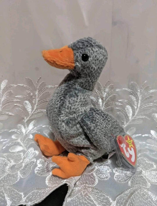 Ty Beanie Baby - Honks The Gray Goose (6in) - Vintage Beanies Canada