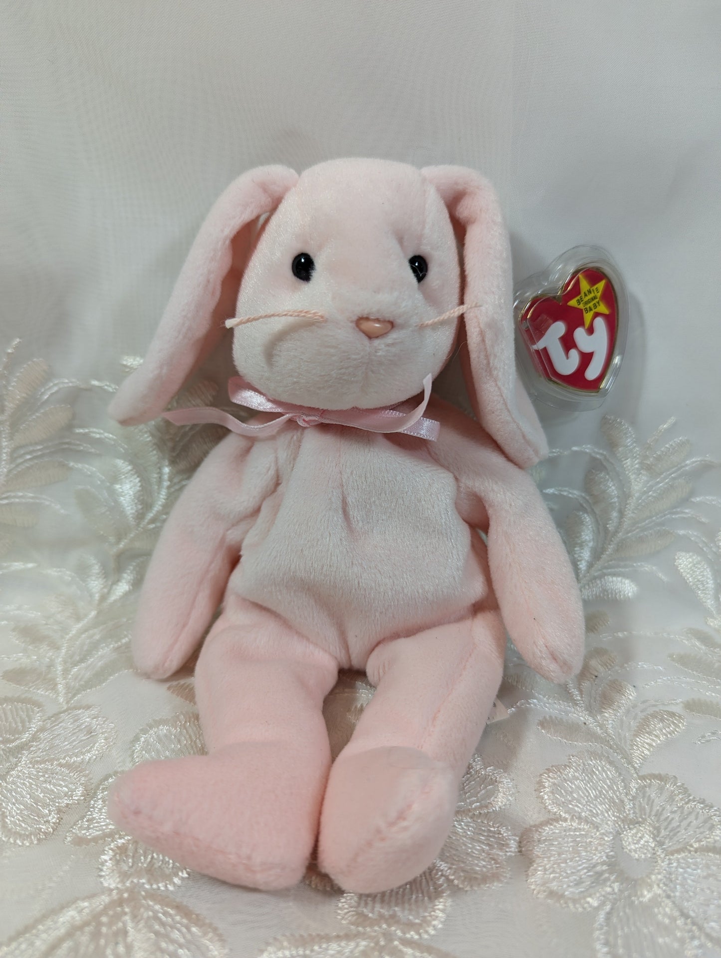 Ty Beanie Baby - Hoppity The Pink Bunny Rabbit (8.5 in) - Vintage Beanies Canada